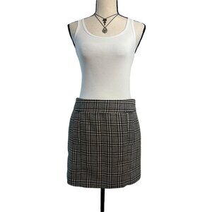 Banana Republic Mini Skirt | Wool Blend Plaid